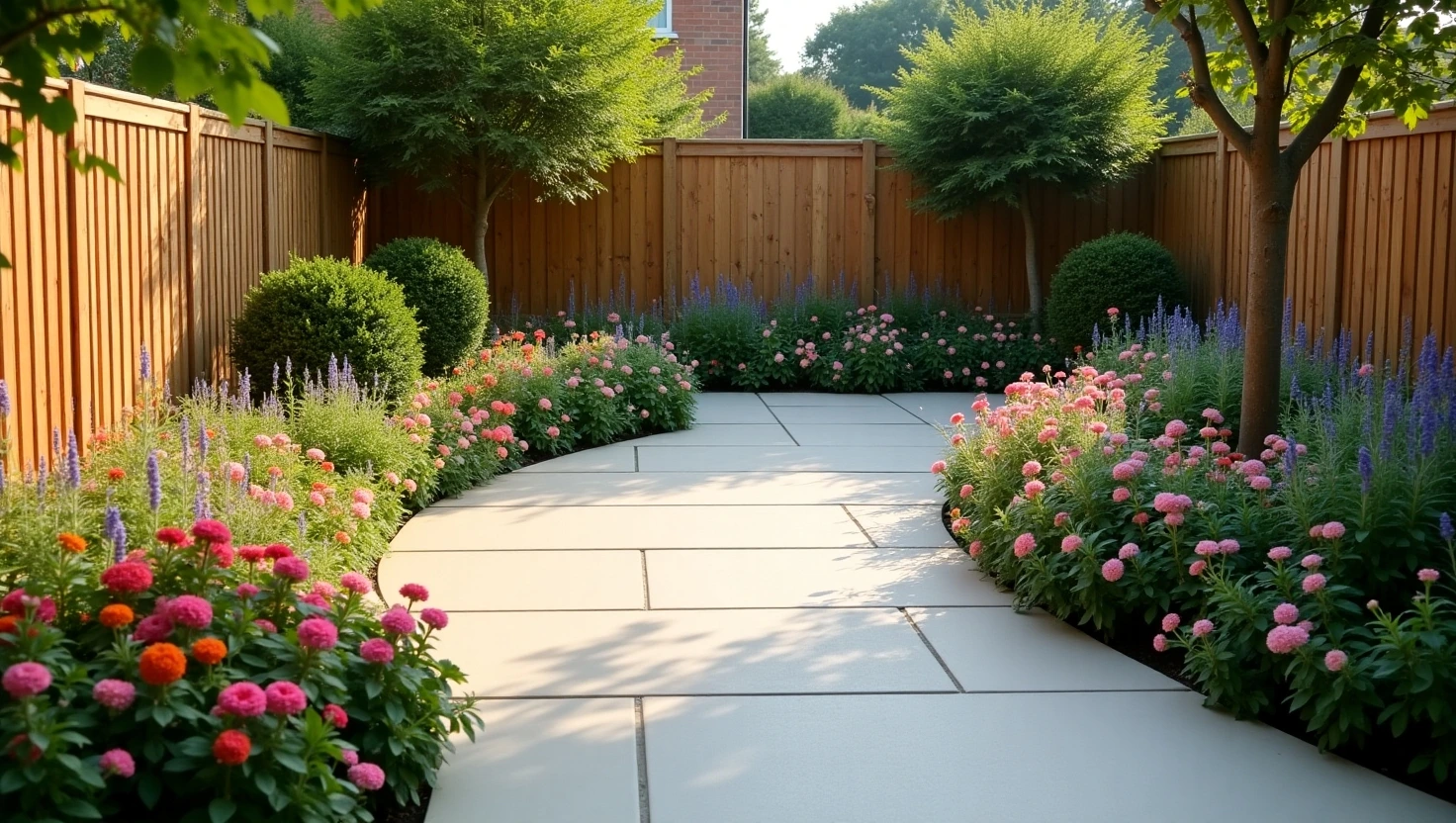 Resin path and patio design